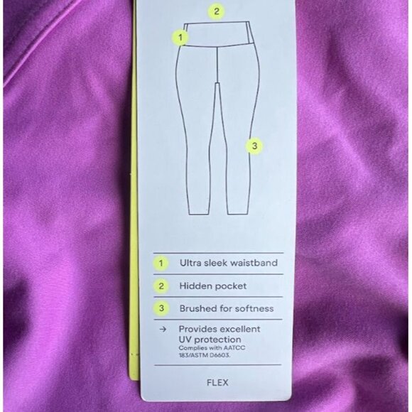 All in Motion Women's Ultra High-Rise Flex Leggings Purple XL - Picture 5 of 8